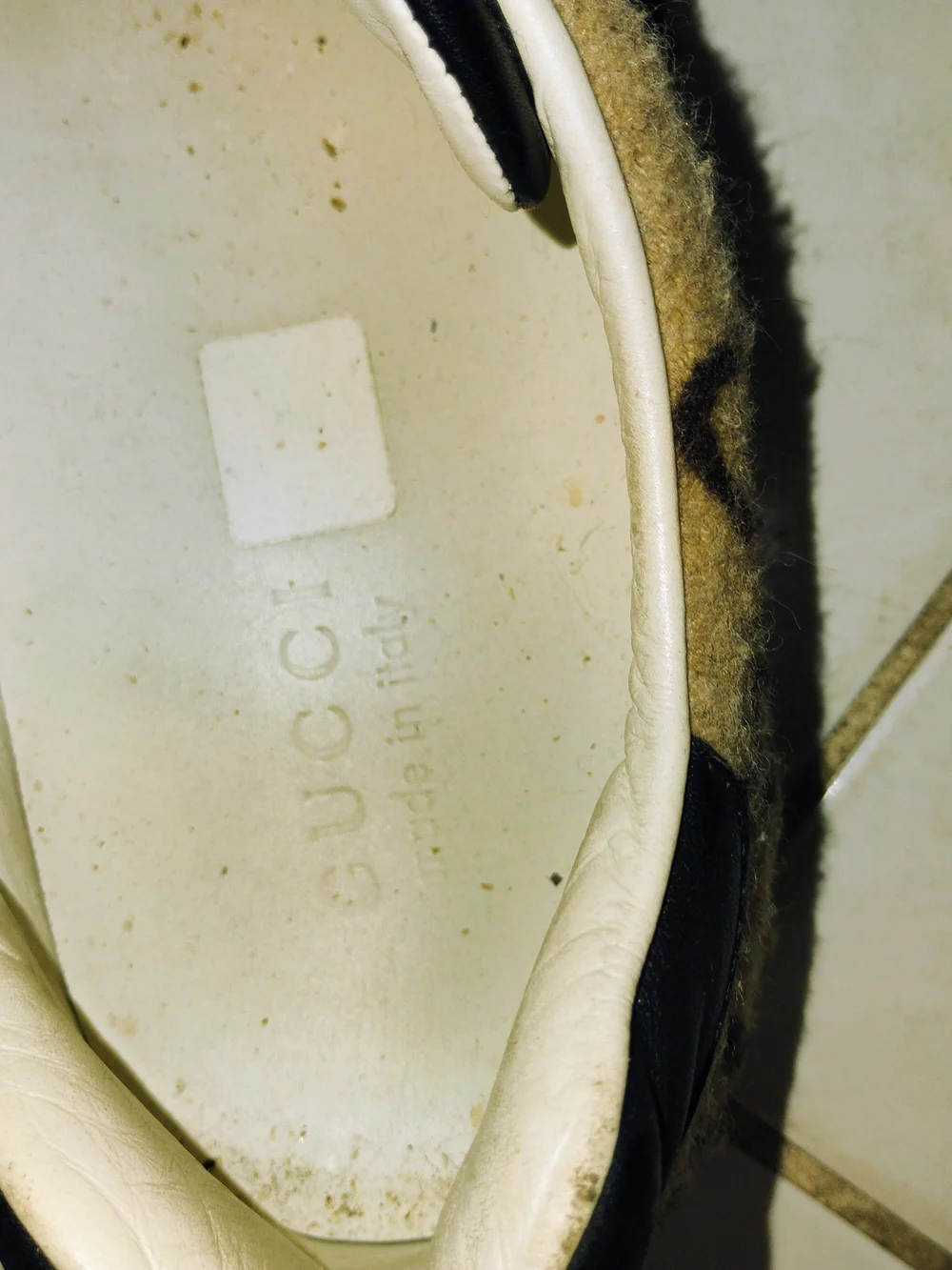 Gucci GG Wool Ace Sneakers